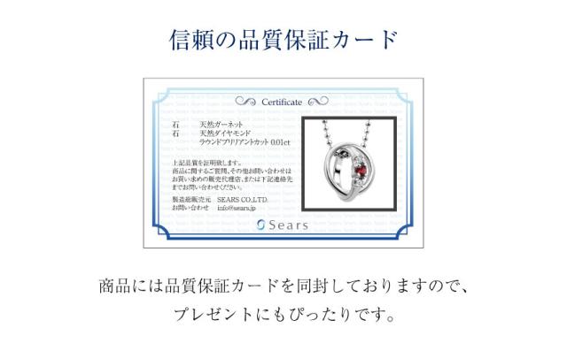 シアーズ ネックレス レディース ベビーリング ダイヤモンド 誕生石 2連リングトップ 誕生日 女性 ネックレス dr66 レディース プレゼント_6