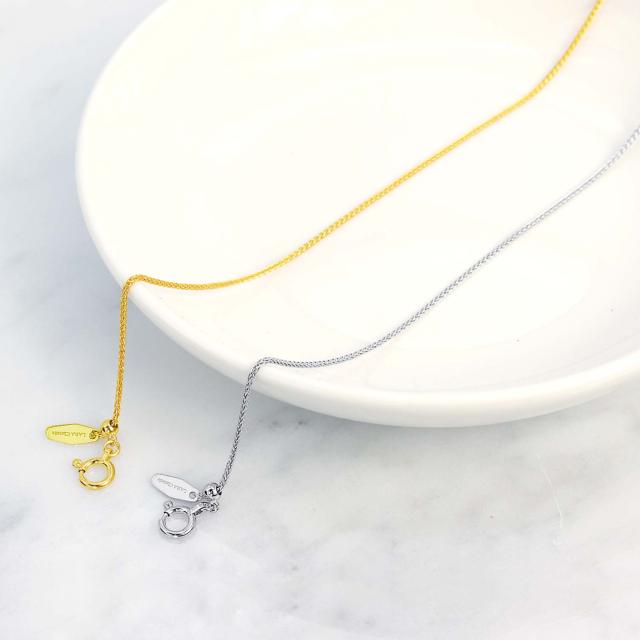 ララクリスティー ブレスレット チェーン プラチナ ゴールド