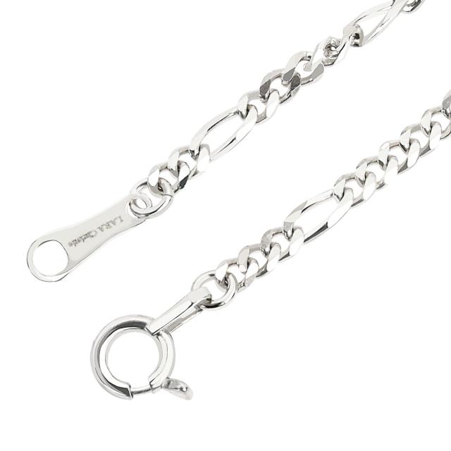 ララクリスティー ブレスレット チェーン レディース メンズ プラチナ PT850 フィガロチェーン 幅2.0mm 17cm lb97-0013-pt-17 LARA Christie プラチナムコレクション_3