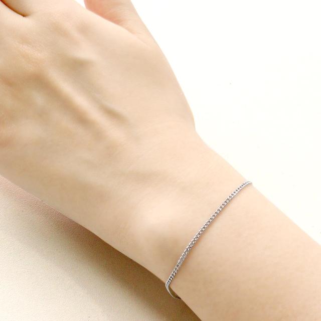 ララクリスティー ブレスレット チェーン レディース メンズ プラチナ PT850 喜平チェーン 幅1.6mm 19cm lb97-0014-pt-19 LARA Christie プラチナムコレクション_8