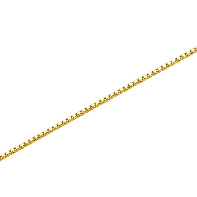 ララクリスティー ゴールド チェーン ネックレス 18金 K18 ベネチアン 幅0.75mm 約2.08g 最長45cm 長さ調整可能 lc97-0046 LARA Christie ネックレスチェーンコレクション_3