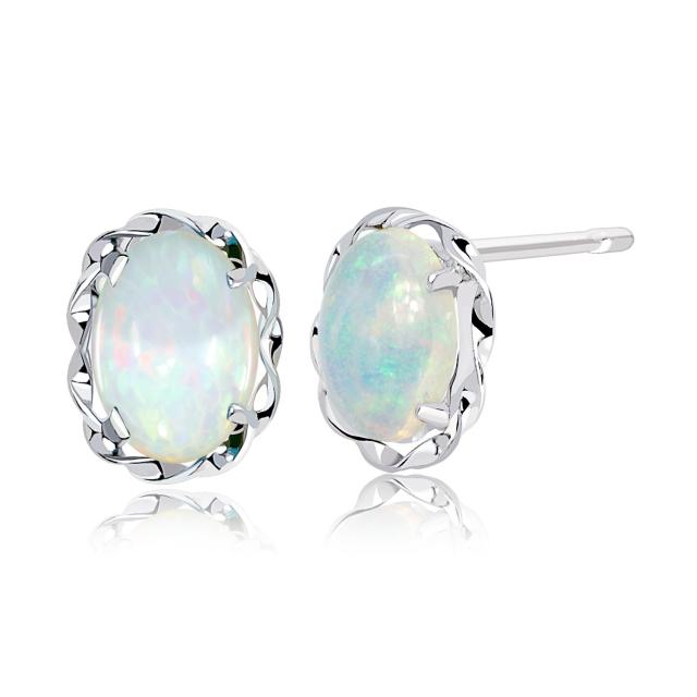 ララクリスティー ピアス オパール 0.5ct PT900 K18 ララクリスティー ピアス レディース オパール 0.5ct PT900 K18