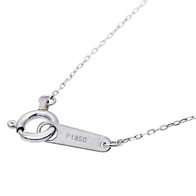 ララクリスティー ダイヤモンドネックレス 0.1ct フラワー プラチナ PT900 ゴールド K18YG プラチナムコレクション ダリア フラワー lp51-0002 LARA Christie レディース プレゼント_5