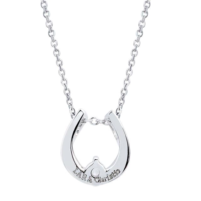 ララクリスティー ネックレス レディース ホースシュー 馬蹄 WHITE Label p13970-w LARA Christie  レディース プレゼント_2