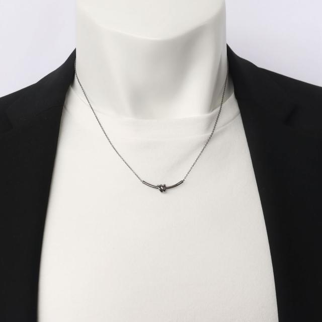 ネックレス メンズ シルバー シルバー925 ブランド 結び目 デザイン 男性用 ララクリスティー 誕生日プレゼント_4