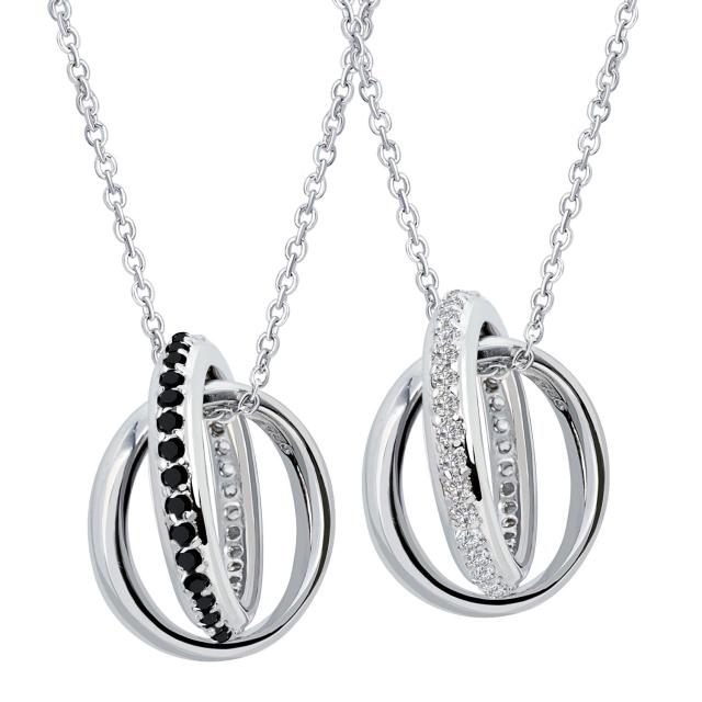 ララクリスティー ペアネックレス メビウス ペア ネックレス [ PAIR Label ] シルバー 記念日 誕生日プレゼント LARA Christie p3884-p レディース プレゼント