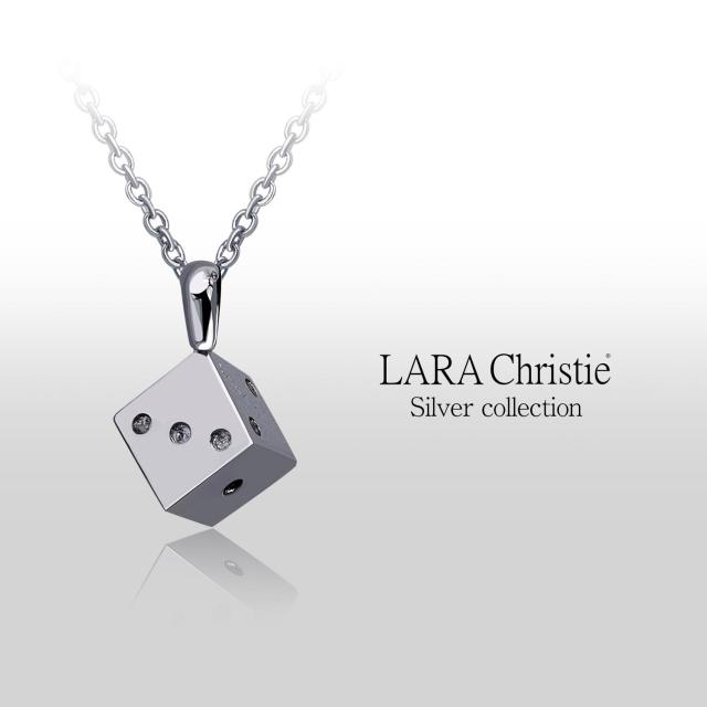 ララクリスティー ネックレス メンズ ディスティニーダイス ネックレス メンズ [ BLACK Label ] シルバー プレゼント LARA Christie メンズ プレゼント_1