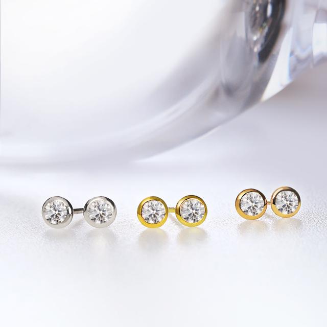 シアーズ ピアス レディース ダイヤモンド ピアス フクリン K18 PT900 プラチナ ゴールド 0.2ct 女性 ピアス レディース プレゼント_1