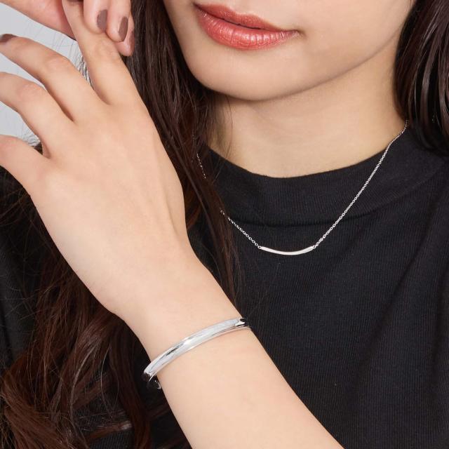 ララクリスティー バングル レディース シンプル デザイン WHITE Label b14012-w LARA Christie レディース プレゼント_4
