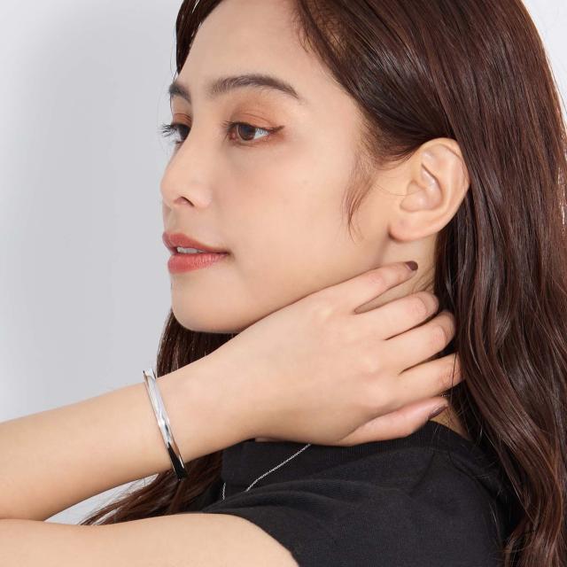 ララクリスティー バングル レディース シンプル デザイン WHITE Label b14012-w LARA Christie レディース プレゼント_5