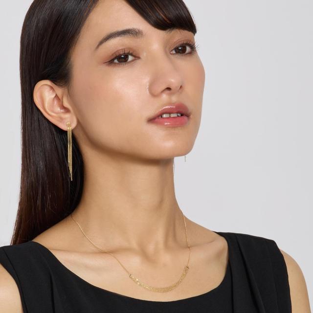 ララクリスティー ネックレス レディース ブリリアントネックレス ゴールド K18YG 約2.3g プラチナムコレクション lp103-0009 LARA Christie_4