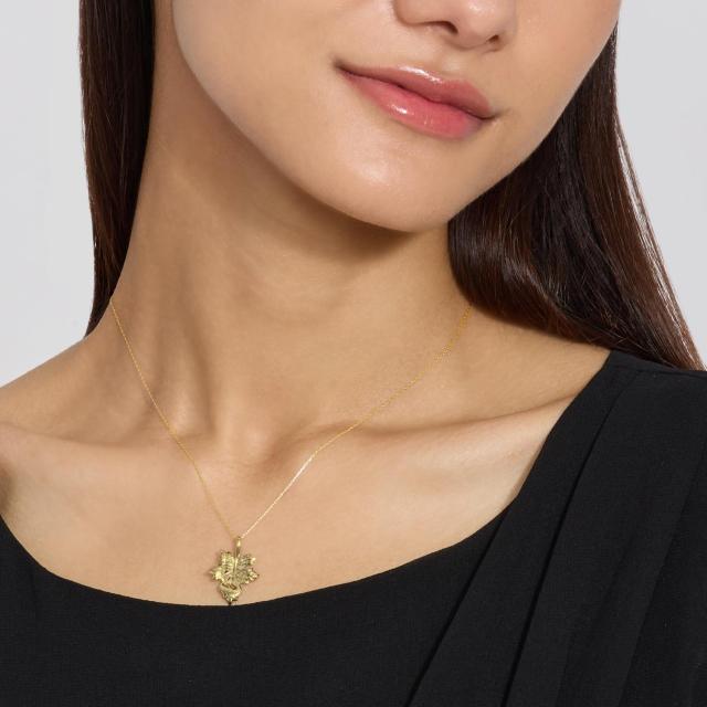 ララクリスティー リーフ ネックレス 地金 プラチナ PT900 K18 プラチナムコレクション lp37-0002 LARA Christie  レディース プレゼント_8