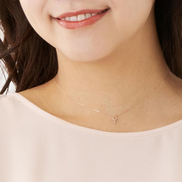シアーズ ネックレス ハート レディース プレゼント K10 ゴールド WG YG PG ダイヤモンド ダイヤ 0.01ct ジュエリーボックス sp51-0003_11