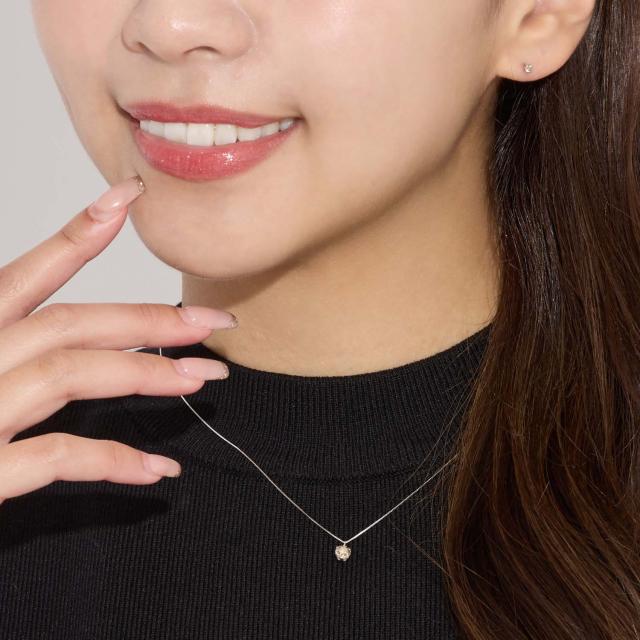 シアーズ ダイヤモンド 0.5ct以上 PT999 純プラチナ レディース プレゼント ネックレス 1粒 6本爪 誕生日プレゼント レディース プレゼント_3