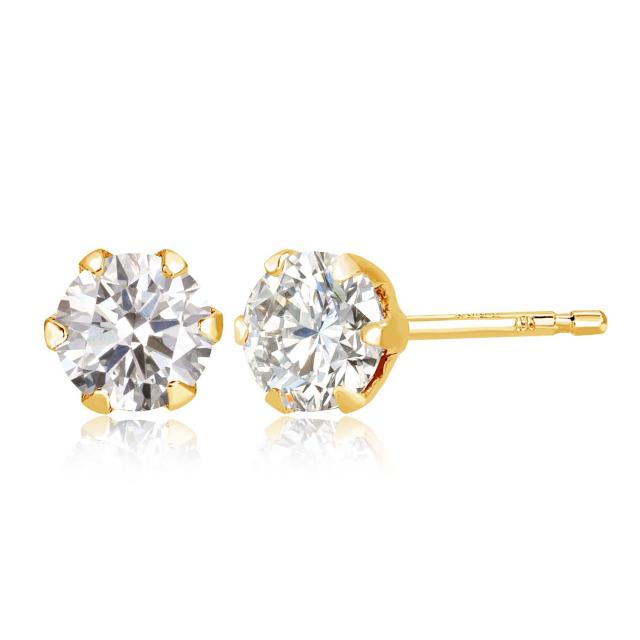 ララクリスティー 一粒ダイヤモンド 片耳ピアス 0.15ct プラチナ PT900