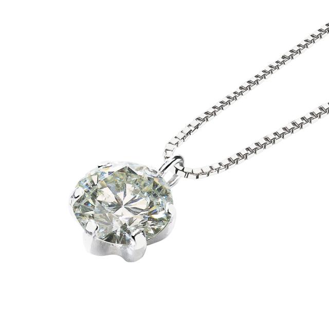 PT 天然ダイヤモンド 0.6ct/K/I-1/VG 6本爪 プラチナ ペンダント ネックレス ベネチアン45cm スライドAJ  CGL/中央宝石研究所 鑑定書付 NI-0344395-CGL06CT-K-I1-VG-05B45SAJ-PT sears(シアーズ）