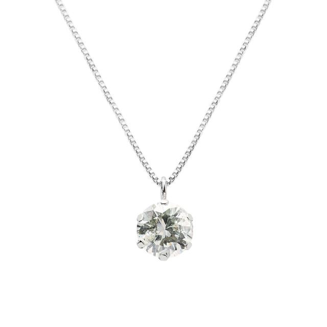 PT 天然ダイヤモンド 0.6ct/J/I-1/GD 6本爪 プラチナ ペンダント ネックレス ベネチアン45cm スライドAJ  CGL/中央宝石研究所 鑑定書付 NI-9244156-CGL06CT-J-I1-GD-05B45SAJ-PT sears(シアーズ）_2