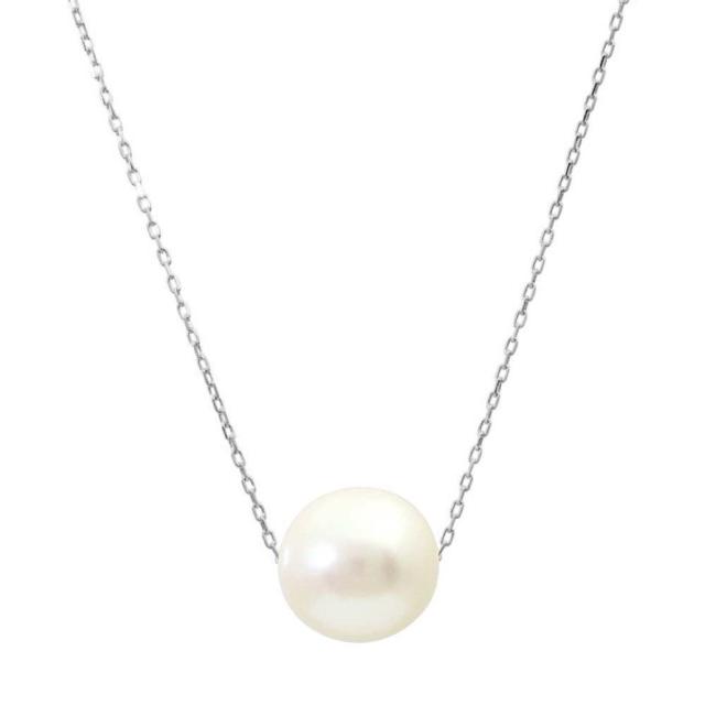 美品　高品質アコヤ真珠天然クオーツロングネックレス　k18wg/k18 美品 高品質アコヤ真珠天然クオーツロングネックレス k18wg/k18