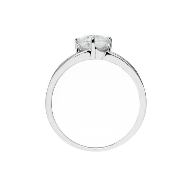 PT 天然ダイヤモンド 1ct プラチナリング 9サイズ展開：9号〜17号 鑑別 