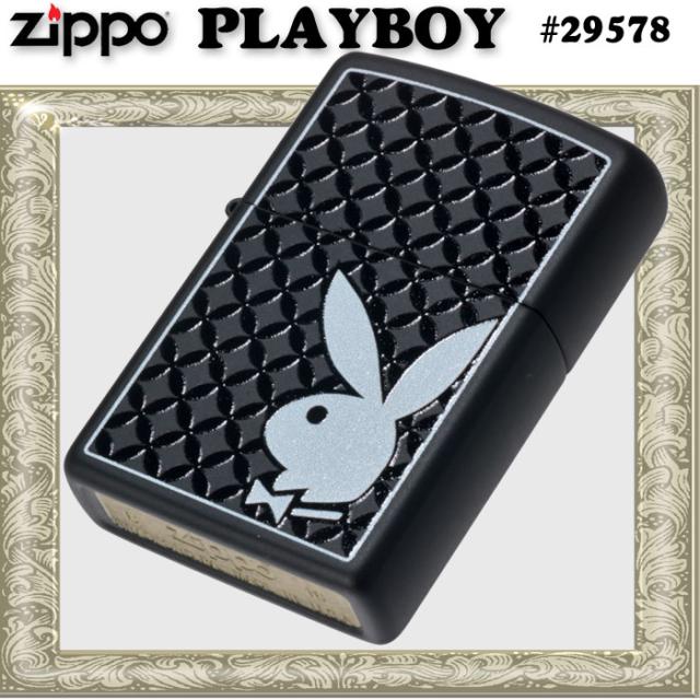 zippo ジッポーライター Playboy Bunny Logo プレイボーイ 29578 Black