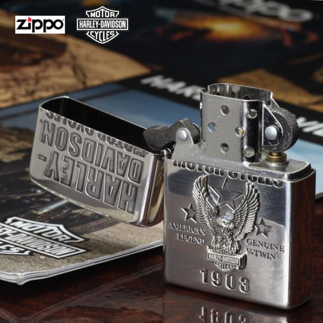 zippo ジッポーライター ハーレーダビットソン 日本国内限定 2016年モデル HDP-57 カッコイイ ジッポー オイルライター シルバー  喫煙具 バイク オシャレ ギフト プレゼント　送料無料　メール便対応_3