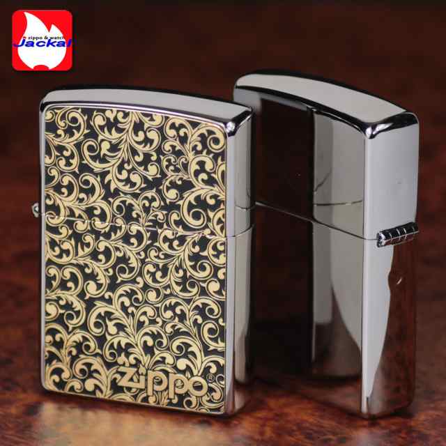 zippo ジッポーライター 200 シルバーチタンコーティング カラクサ