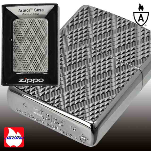 zippo ジッポーライター Diamante ダイヤカット 両面加工 ホワイト 