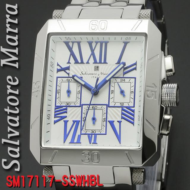 サルバトーレマーラ 腕時計 メンズ SM17117 SSBKGD クオーツ クロノグラフ 防水 ブランド