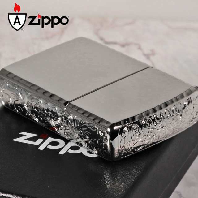 ZIPPO zippo(ジッポー) アーマーサイドアラベスク　リューター仕上げ　プラチナメッキ 162PT-3ARART 【ネコポス可】