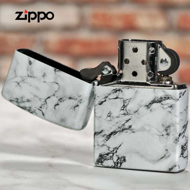 zippo(ジッポーライター) 大理石調デザイン プリント5面連続加工