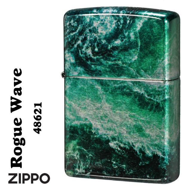 zippo ジッポー Rogue Wave Design　ローグ ウェーブ　巨大波デザイン　2023モデル #48621 メンズ レディース おしゃれ カッコイイ レギュラー　ギフト プレゼント  送料無料   メール便対応