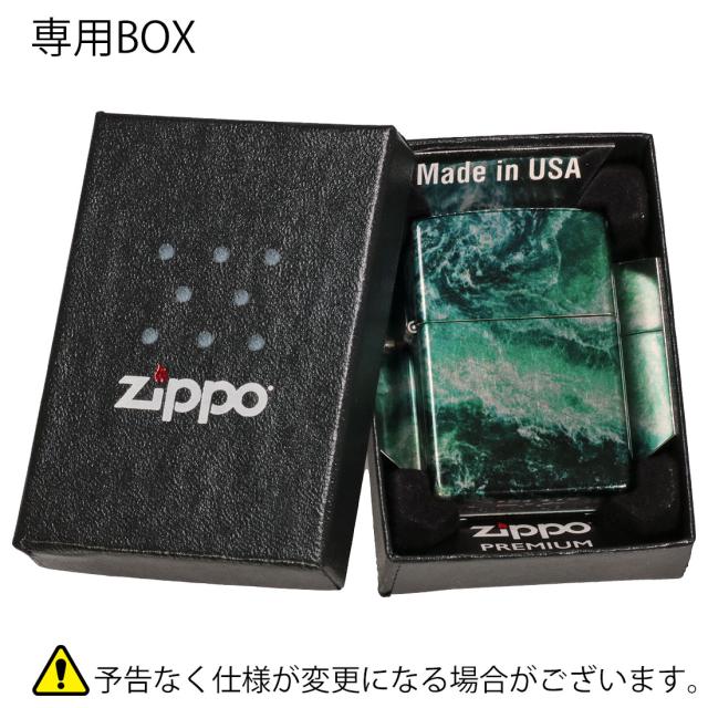 zippo ジッポー Rogue Wave Design　ローグ ウェーブ　巨大波デザイン　2023モデル #48621 メンズ レディース おしゃれ カッコイイ レギュラー　ギフト プレゼント  送料無料   メール便対応_3