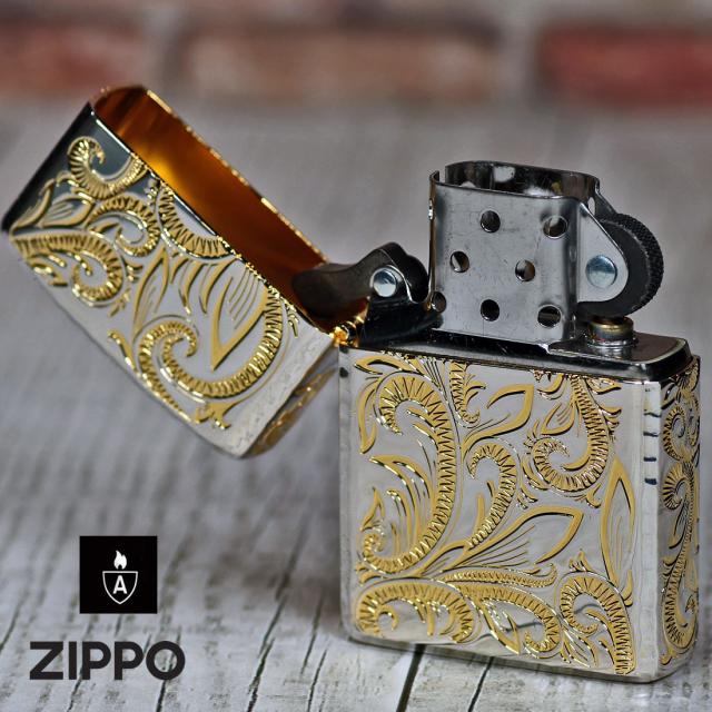 zippo ジッポーライター ARMOR アーマー   クラシックアラベスク五面加工コーナーリューター SGミラー CLA-C  オイルライター ジッポ カッコイイ おしゃれ 高級感 エレガント ギフト プレゼント  送料無料_5