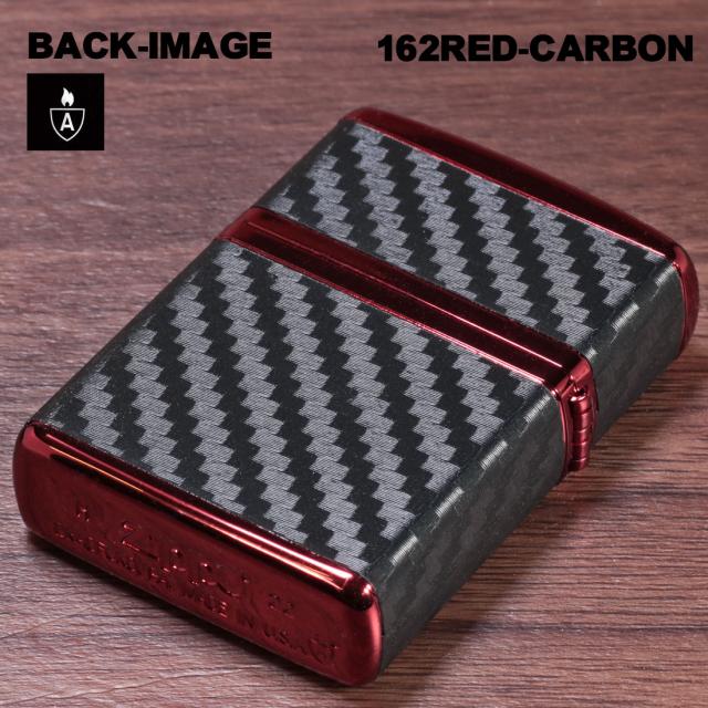 zippo アーマー　カーボンシリーズ　レッドイオン　エッチング　162RED-CARBON　4面カーボンシート貼り 赤 美しい 喫煙具 メンズ レディース ギフト プレゼント 送料無料 メール便対応_4