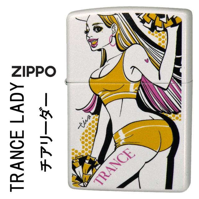 ZIPPO ファッションイラストレーター  石橋智香 TRANCE LADY トランスレディ チアリーダー　TRADY-CL　オシャレ かわいい ガール柄　セクシー  送料無料 メール便対応