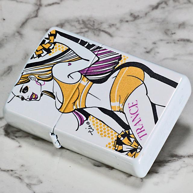 ZIPPO ファッションイラストレーター  石橋智香 TRANCE LADY トランスレディ チアリーダー　TRADY-CL　オシャレ かわいい ガール柄　セクシー  送料無料 メール便対応_3