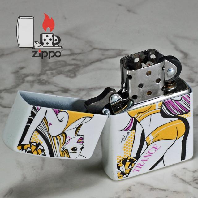 ZIPPO ファッションイラストレーター  石橋智香 TRANCE LADY トランスレディ チアリーダー　TRADY-CL　オシャレ かわいい ガール柄　セクシー  送料無料 メール便対応_4