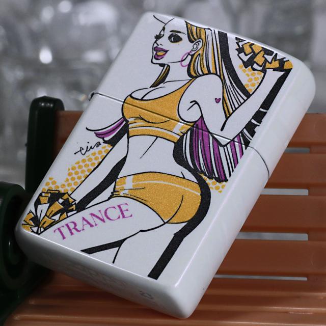 ZIPPO ファッションイラストレーター  石橋智香 TRANCE LADY トランスレディ チアリーダー　TRADY-CL　オシャレ かわいい ガール柄　セクシー  送料無料 メール便対応_5