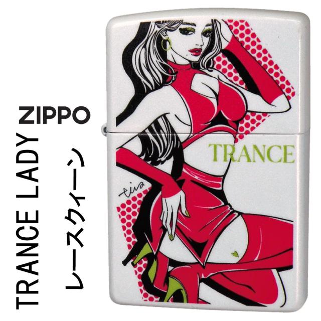 ZIPPO  ファッションイラストレーター 石橋智香 TRANCE LADY トランスレディ レースクイーン　TRADY-RQ　オシャレ かわいい ガール柄  セクシー  プレゼント　送料無料  メール便対応