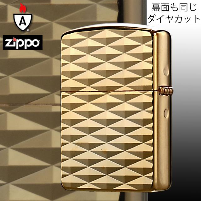 zippo ジッポーライターARMOR アーマー 鎧 ダイヤカット 2面彫刻 ＃162