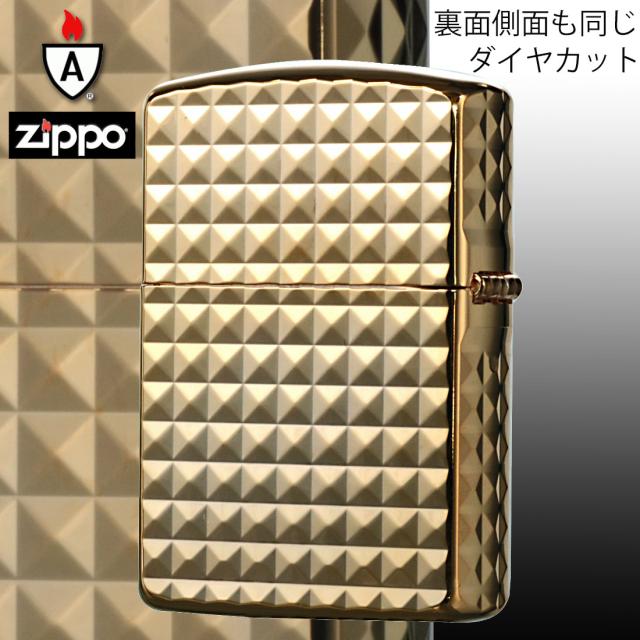 zippo ジッポーライター ARMOR アーマー　鎧　ダイヤカット 4面彫刻　＃162ゴールドメッキ加工 162G-4DC 高級感　金　おしゃれ 深彫り 彫刻 重厚 豪華 カッコイイ メンズ ギフト プレゼント 送料無料 メール便対応_2