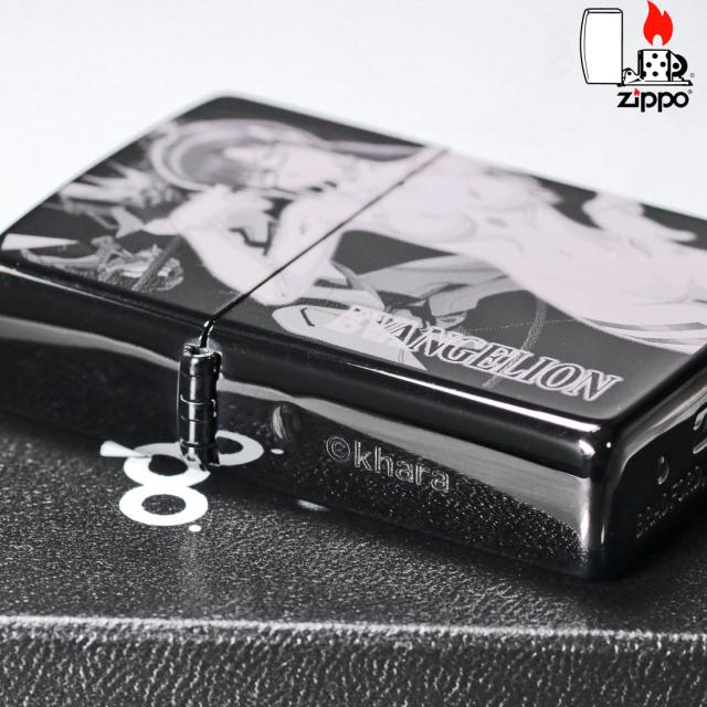 zippo ジッポーライター ヱヴァンゲリヲン 真希波・マリ・イラストリアス/改8号機γ ブラックチタン マイクロレーザー彫刻 シリアルナンバー入り EV-MARI-8GANMA 黒 かっこいい アニメ メンズ レディース ギフト プレゼント 送料無料 メール便対応_2