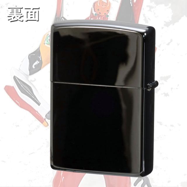 zippo ジッポーライター ヱヴァンゲリヲン 式波・アスカ・ラングレー/新2号機α ブラックチタン マイクロレーザー彫刻 シリアルナンバー入り EV-ASUKA-2ALPHA 黒 かっこいい アニメ メンズ レディース ギフト プレゼント 送料無料 メール便対応_4