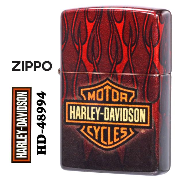 zippo ジッポーライター  ハーレーダビッドソン Harley-Davidson HARLEY ロゴ 5面加工 プリント HD-48994 オイルライター USA バイク メンズ おしゃれ カッコイイ　ギフト プレゼント  送料無料 メール便対応