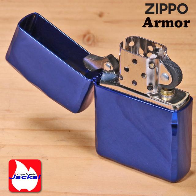 ZIPPO アーマーシャインレイカット イオンブルーコーティング 新品 