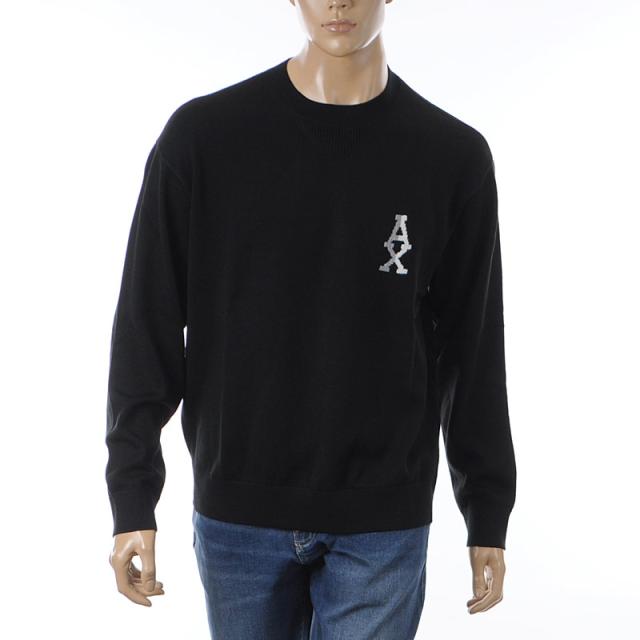 アルマーニエクスチェンジ ARMANI EXCHANGE A|X ニット セーター メンズ ブランド 6DZM6H ZM5BZ ブラック