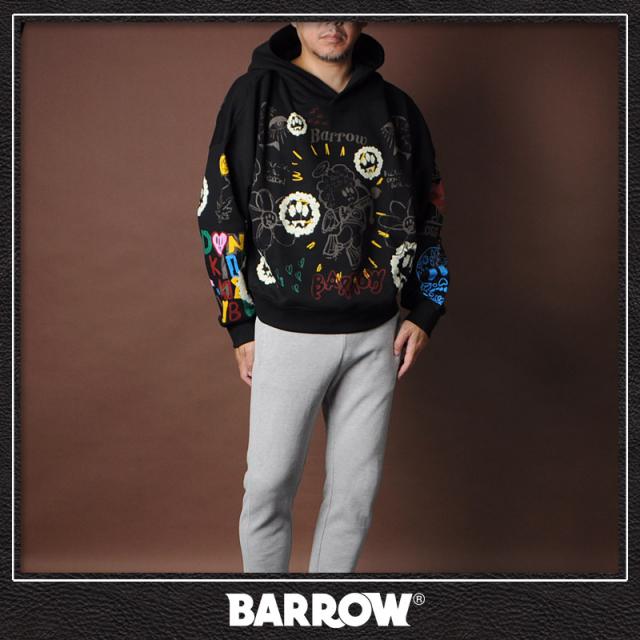 バロウ BARROW パーカー メンズ スウェット ブランド プル