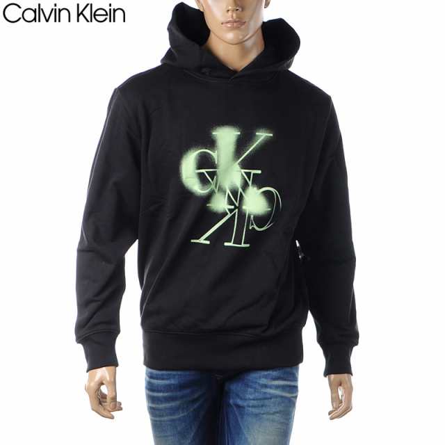 カルバンクライン CALVIN KLEIN JEANS パーカー メンズ スウェット プルオーバー J30J324630 ブラック