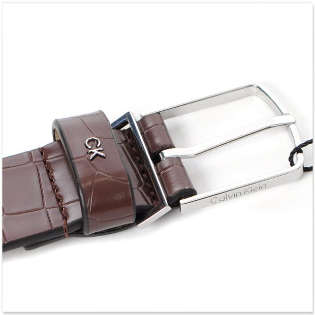 カルバンクライン CALVIN KLEIN JEANS レザーベルト メンズ ブランド K60K612670 ダークブラウンの通販は