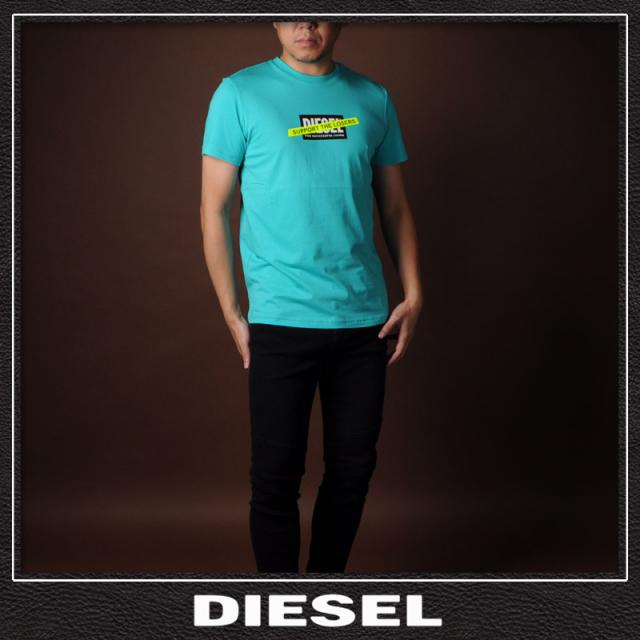 ディーゼル Diesel Tシャツ 半袖 クルーネック メンズ ブランド T Diegos A3 A 0hayu ターコイズブルー 21春夏新作の通販はau Pay マーケット Bravas ブラバス